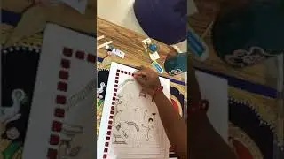 Tanjore painting stone fixing short,Tanjore painting