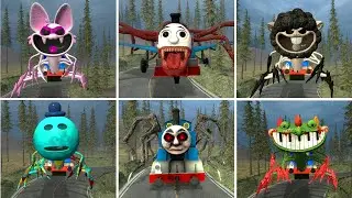 MONSTER CAR: ALL MONSTER CAR AND THOMAS TRAIN EATER IN GARRY'S MOD!!!
