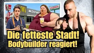 Die fetteste Stadt in Amerika! Bodybuilder reagiert!