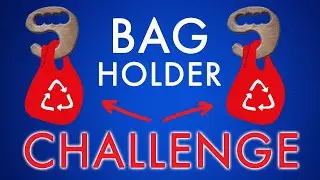 10Min Woodworking Challenge WISA Plywood DIY Plastic Bag Holder