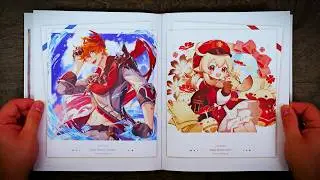 GENSHIN IMPACT: Official Artbook Vol. 2 - Artbook ASMR - Flip Through, Relaxing, Page Turning