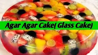 Agar Agar Cake(Glass Cake)😋#viral#food#trending#cooking#cake#videoviral#youtube