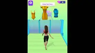 Clothes Run All Levels Mobile Walkthrough Gameplay | IOS, Android Game #shorts #ClothesRun