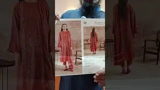Limited stock Sareen catalogue. Pakistani Dress. 