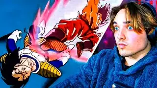 ESPAÑOL REACCIONA A DRAGON BALL Z EN LATINO POR PRIMERA VEZ | GOKU VS VEGETA | CAPS 30 - 36