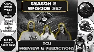 Предварительный обзор и прогнозы матча WVU против TCU! | Футбол WVU 2025 | CRW Pod, 8 сезон, эпиз...