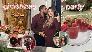 OUR FIRST CHRISTMAS PARTY | friends, xmas cocktails, fun games