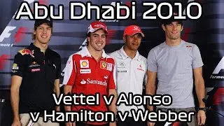 4 WAY CHAMPIONSHIP BATTLE!!! | The Story of the 2010 Abu Dhabi GP