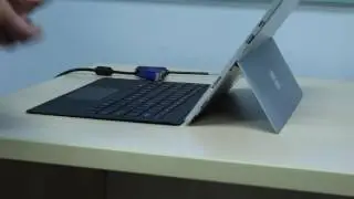 Connecting Surface to Projector with Dongles