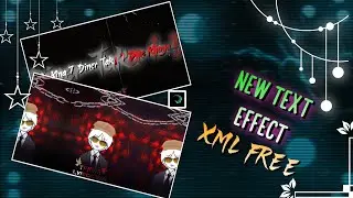 New Xml File|💫☺️ Attitude Lyrics Video 😎|| Black Screen Xml 📩|| Xml File |AlightMotion 🥷