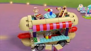 Lego Friends Amusement Park Hot Dog Van   41129