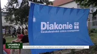 LITOMĚŘICE: U chráněného bydlení v Kamýcké je nová zahrada pro klienty i veřejnost