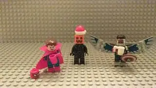 Lego Zombie Hunter Spider-Man Vs Captain America Falcon (Christmas Special)