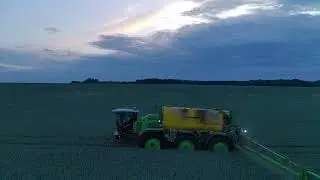 12 tys litrow cieczy * Dammann DT3500H S4 * Wieczorny oprysk pszenicy