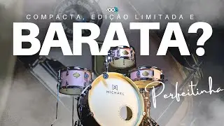 É possível uma bateria Edição Limitada barata e boa? Conheça a Michael Slim 100% Batera Collab Style