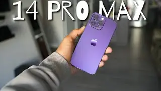 iPhone 14 Pro Max DEEP PURPLE! My first impressions + Review