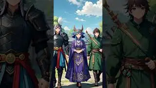 A Party's Journey Through a Ghibli-Esque World | 4K Ambient Animation #aivideo #anime #ai #photo