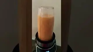 got my carrots, banana, and apples, blended together Recommend Ninja Nutri-Blender Pro 💯