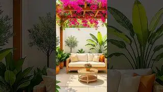 Tropical Patio Dreams #home #gardendelight #gardendesign #eleganthomes #relax #homeimprovement