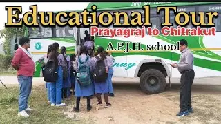 Educational tour/prayagraj to Chitrakoot APJ H school prayagraj &hearts;️😇😇 part 1