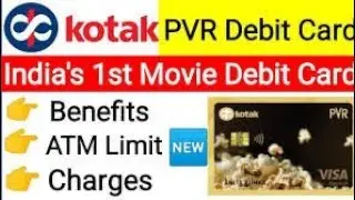Kotak Mahindra Bank PVR cinemas Debit card Unboxing in Hindi