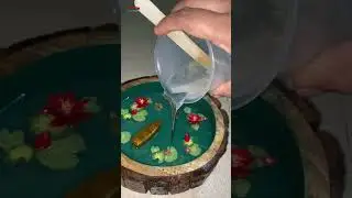 #lotus 🪷 Pond Resin Art 🎨 #resinart #resin #art ##resinartist #resincrafts #resingifts #youtube 