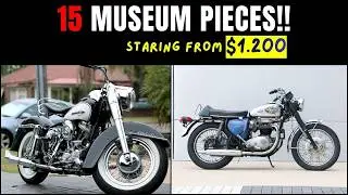 From Barn Finds to Museum Pieces | 15 Classic Motorcycles for Sale 2026