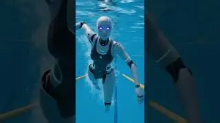 Beautiful Humanoid Robot Swims Like a Pro | Sci-Fi Meets Sports 🤖🏊&zwj;♀️