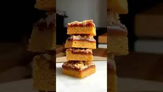 Pumpkin Bars with Chai Caramel & Cardamon Crumble