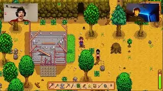 Aaron Hull & HamzahTheFantastic Play Stardew Valley (Both Webcams) | 22nd December 2020