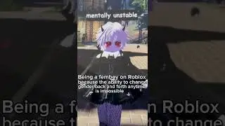 Gender fluid problems. (I don&rsquo;t know what to tag this, bear with me.) #roblox #gender #love #yt