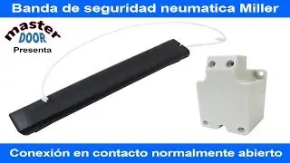 Conexión de banda de seguridad neumática en contacto abierto Miller
