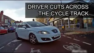 Seat driver cuts across my path - Woodgate, Leicester, UK. November 2024