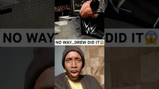 Drew McIntyre Becomes WWE World Champion😱🔥| Reaction! #wwe #duet #shorts