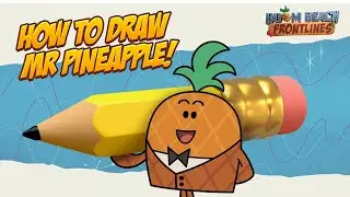 Boom Beach: Frontlines - How To Draw Mr Pineapple! 🍍