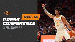 MBB | Ja'Kobi Gillespie & Amari Evans Postgame vs. Louisville (12.16.25)