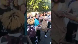 Hyde Park speakers corner free full fight African vs Muslim 1:0 #hydepark