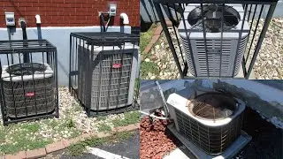 2009 Bryant Preferred, 2014 Bryant Legacy Line, 2019 Ameristar & 1998 York Air Conditioners