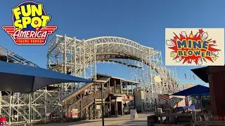 Mine Blower Off-Ride Footage 2025, Fun Spot America Kissimmee (No Copyright)