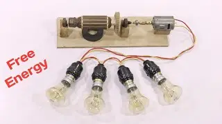 How to make generator with motor and magnet - Science experiment working model #experiment#generator