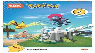 Mega Construx Instructions | Pokemon | FVK80 | Tropical Frost Showdown (Book 2)