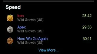 29:33 APEX Sunken Temple Speed Run - Wild Growth US PVE - Server 1st Alliance, 2nd Overall UNEDITED