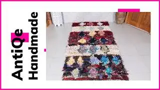 Boucherouite rug Handmade ❤️