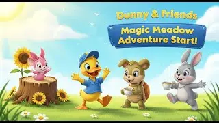 Dunny Duck & Friends | Magic Meadow Adventure | Kids Cartoon Story | part 1