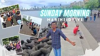SUNDAY AT NARIMAN POINT | MARINE DRIVE MUMBAI VLOG