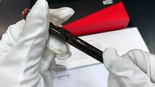 MONTBLANC. РУЧКА-РОЛЛЕР HERITAGE ROUGE & NOIR TROPIC BROWN