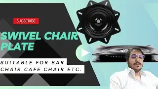swivel plate for bar chair | swivel plate to rotate chair | watch video to know how it works
