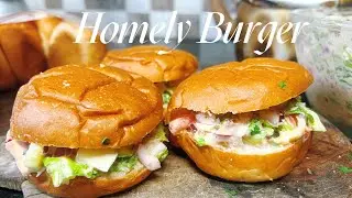 Homely Burger||Bun sandwich@Shamnakiduniya-y2b 