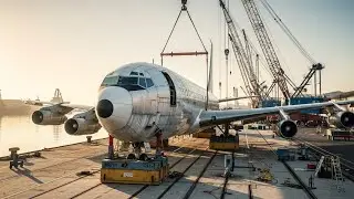 Lost Airplane in 1962 Found in the Sea, 134 Passengers Dead ASMR Airplane  Full Restoration 707 1962
