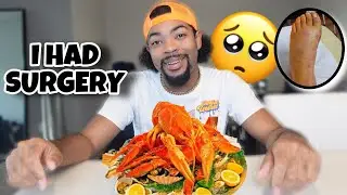 SEAFOOD BOIL MUKBANG | I HAD TO HAVE SURGERY 😣